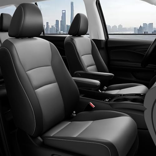 Seat Covers for Honda Pilot 2016 (Black-Grey / 8 Seats - LX,EX 2016-2022)