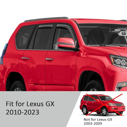 in Channel Extra Durable Rain Guards for Lexus GX 2010 (For GX 10-23)