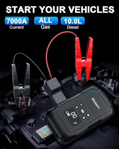 7000A Jump Starter with Air Compressor (D04)