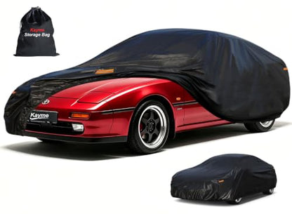 7 Layers Waterproof Coupe Car Cover Custom Fit Toyota MR2 1984 (PE-Black / Custom Fit Toyota MR 2)