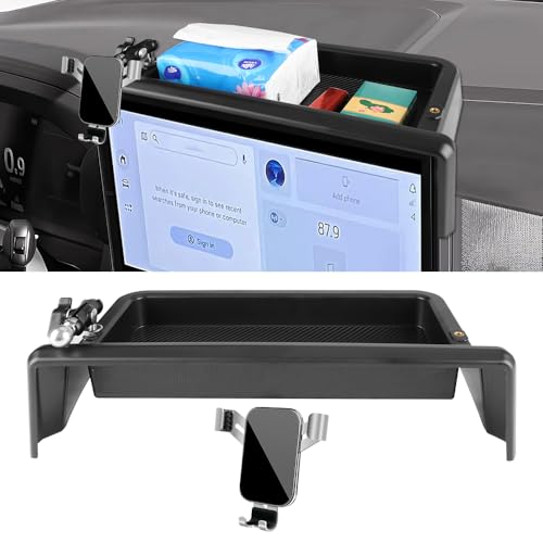 Car Phone Holder Center Console Organizer Tray for Ford Explorer 2025 2026 2027 [13.2 (for Ford Explorer 2025 2026 2027)