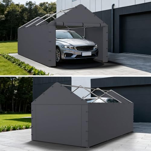 10x20 FT Front (Gray / 10'x20' Front/Back Panel (1-Panel) with Zippers)