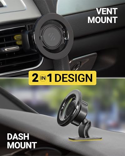 MagicMount Select MagSafe Car Mount for iPhone (Dash / Vent / 1 Pack / Black)