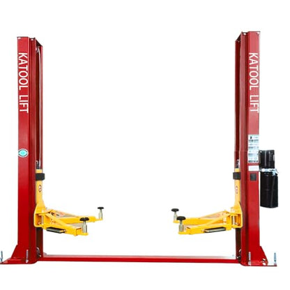 10000lbs 2 Post Lift Car Lift Auto Vehicle Car Lift Truck Hoist Floor Plate 220V (10000)