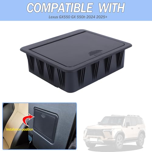 Car Armrest Hidden Storage Box Compatible with L