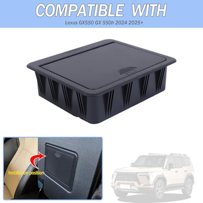 Car Armrest Hidden Storage Box Compatible with L