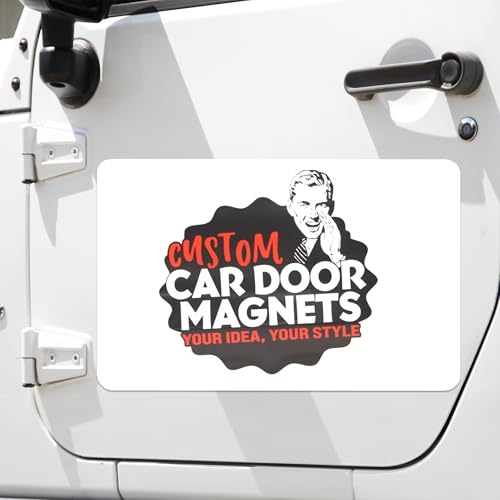 Custom Car Magnet Signs for Advertising and Promotion (24"x36" Rectangle)