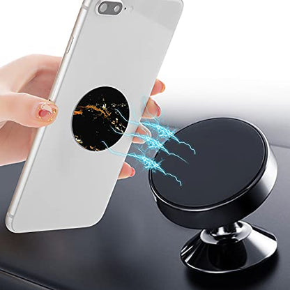 8 Pcs Cute Magnet for Phone Case Car Mount Sticker (Marbling Style)