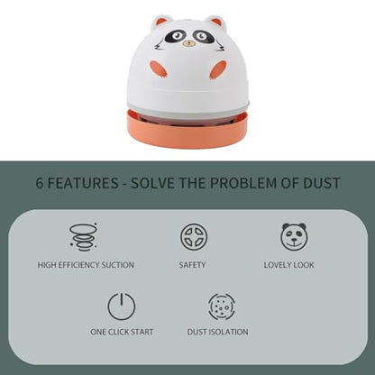 Mini Desktop Vacuum Cleaner AA Battery Powered