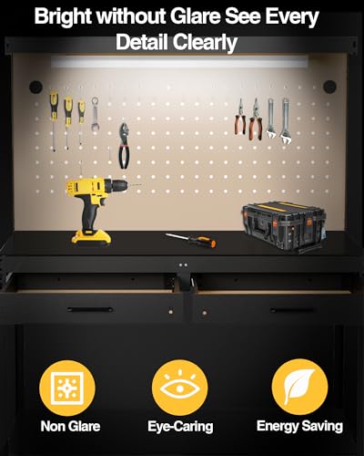 Work Benches for Garage (Dark Black)