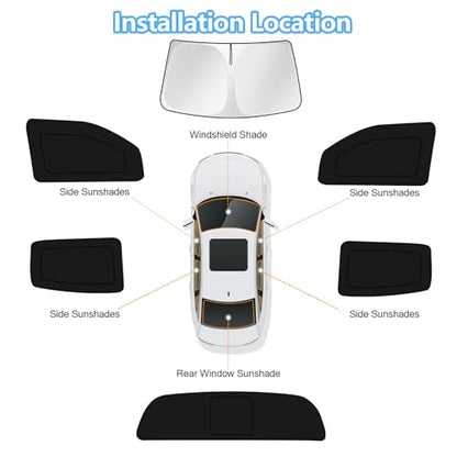 Car Window Shades for Toyota Tacoma 2016 (FOR | Tacoma 2016-2023 (6pcs))