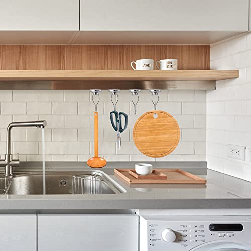 Magnetic Hooks (Silver / 7Pack 120Lbs+)
