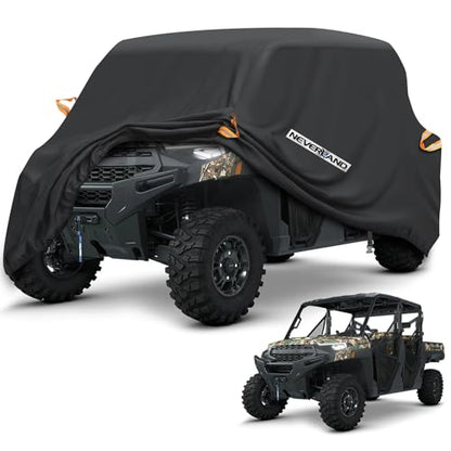 UTV Cover Heavy Duty Ranger Cover Waterproof 4 (L: 154"Lx 67"Wx 76"H (Double row seats）)