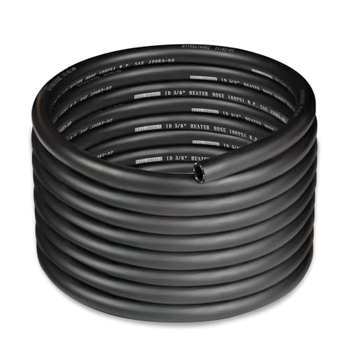 5 8" Heater Hose 20FT Coolant Radiator SAE 20R3 100PSI (5/8 20FT)