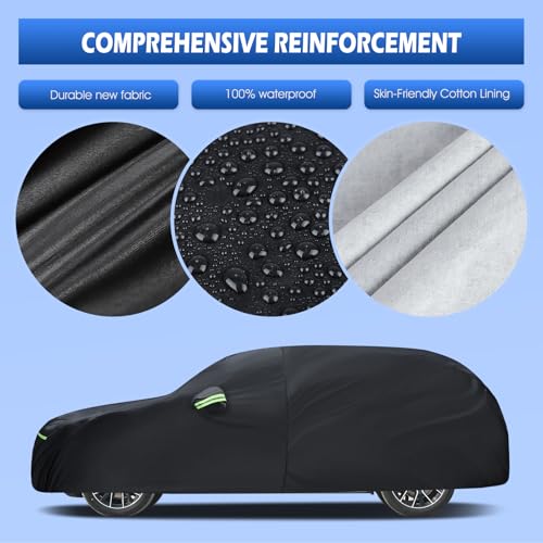 Waterproof Car Cover Multi (Black / Custom Fit for Audi Q5/ SQ5)