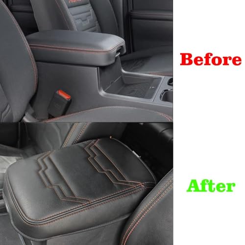 Armrest Cover for Frontier 2022 (7) 22+ |Frontier| V2 Organge Stitch, Regular)