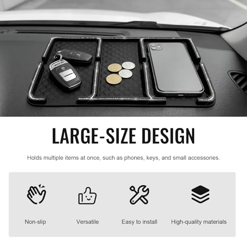 Bling Car Dashboard Mat (Diamond)