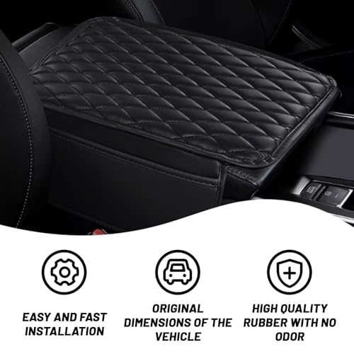 Car Center Console Cover (Black)