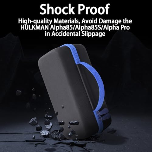 Hard Case for HULKMAN Alpha85 Jump Starter (Black+Blue / for Alpha85/85S/Pro)