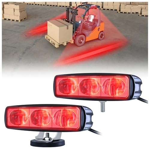 LED Red Line Forklift Safety Light for Warehouse Hazard Warning (Red)
