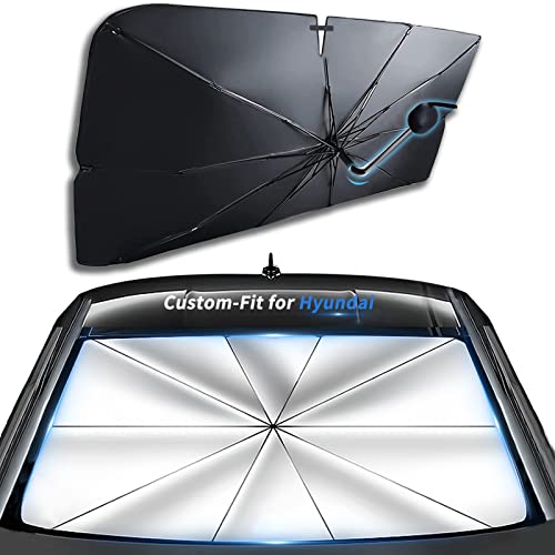 Custom Fit for Hyundai Windshield Sun Shade Umbrella (for Hyundai Santa FE)