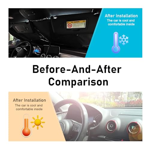 Car Windshield Sun Shade Umbrella (1 PC / Silver #02)