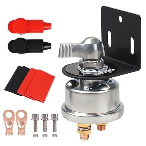200A High Current Master Battery Disconnect Switch (Battery Disconnect Switch with Mounting Bracket)
