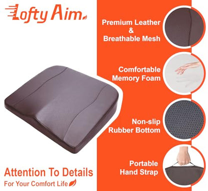Car Seat Cushion (Classic Brown)