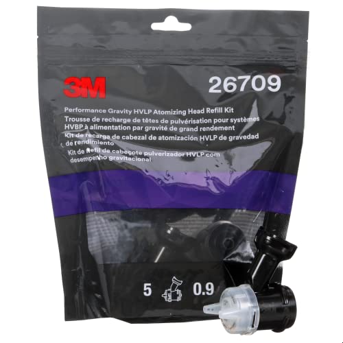 Performance Gravity HVLP Atomizing Head Refill Kit (Feed Type: Gravity- HVLP / 0.9mm)
