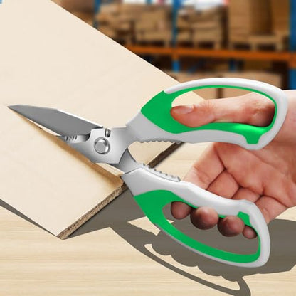 Utility Scissors All Purpose heavy duty 8 (Green)