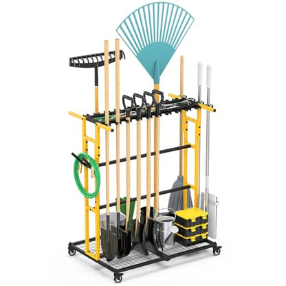 Garage Organization with Wheels (Yellow)
