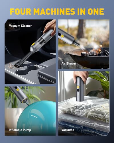 Car Vacuum Cleaner (Silver)