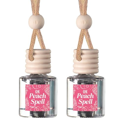 CANDECraftCo 2 Pack Hanging Car Air Freshener Diffuser for Essential Oils