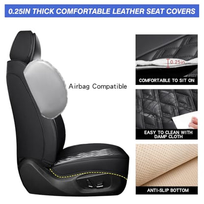 Seat Covers Car Seat Covers Full Set (Black / Full Set)