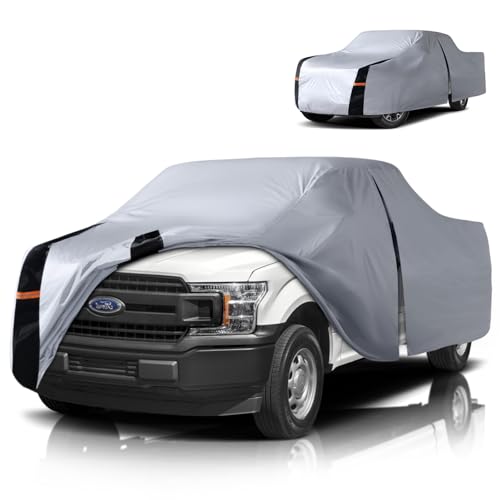 Multi Layer Ford F150 Truck Cover (W.Fit F-150(2008-2026) SuperCrew Cab SB / White Truck Cover)