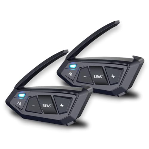 Motorcycle Bluetooth intercom MS20 2000m Helmet Intercom (2 pack)