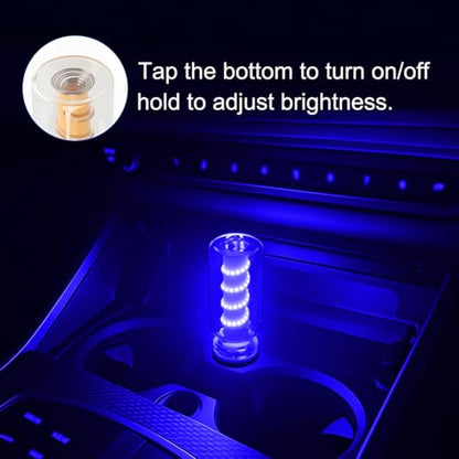 2PCS USB Light for Car (Blue)