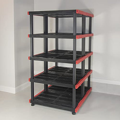 Craftsman 5 Tier Heavy Duty Plastic Storage Shelves (5-Tier)