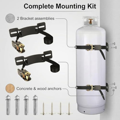 Propane Tank Holder (black 2)