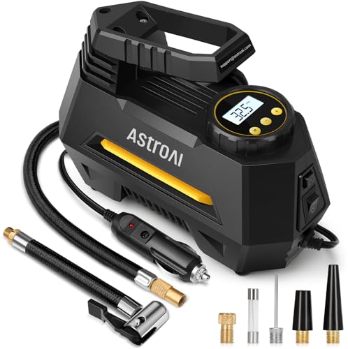 AIRUN H Tire Inflator Portable Air Compressor (Large / Yellow)