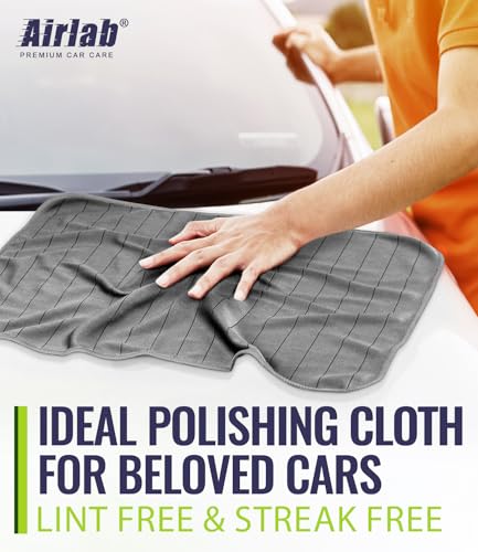 Carbon Microfiber Towels for Car Glass Window Polishing (Grey)