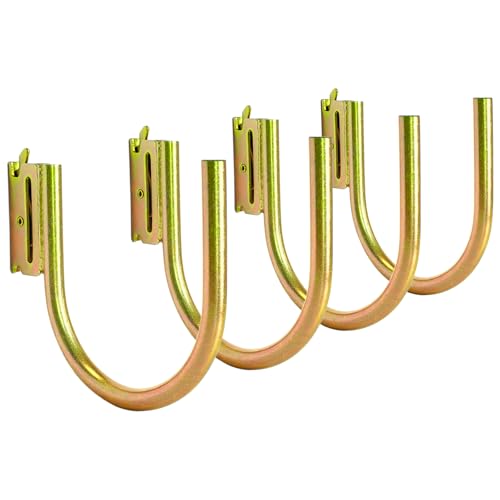 4-Pack 4-Inch J Hooks for E-Track and X-Track Rails (4" (04 Pack))