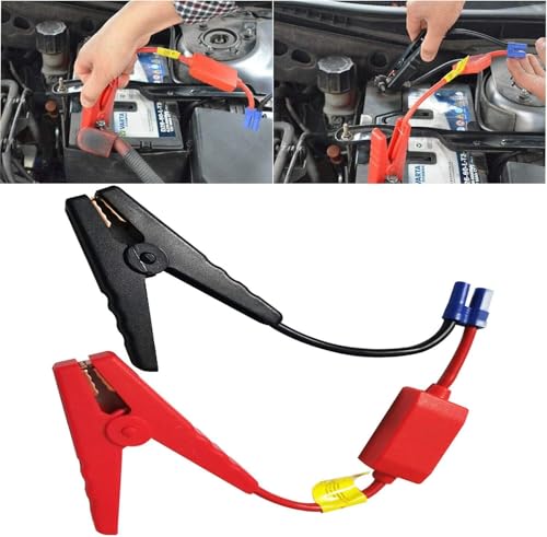 Automotive Replacement Emergency Car Portable Jump Starter Cable Car Booster Cable for 12v Car Jump Starter Clips Jumper Cables Alligator Clamp