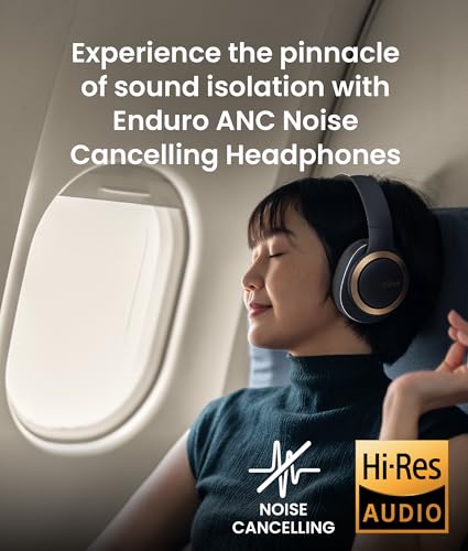 Audio Enduro ANC Noise Canceling Headphones (Dark Navy)