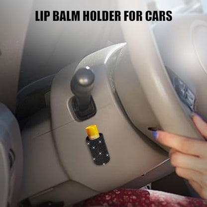 Upright Car Chapstick Holder (Black)