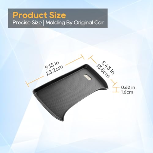 Center Console Wireless Charging Protective Mat for 2026 2025 2024 Subaru Crosstrek (2025 2026 Subaru Crosstrek Silicone Mat)