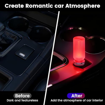 2 PCS USB Interior Car Lights (Multicolor)