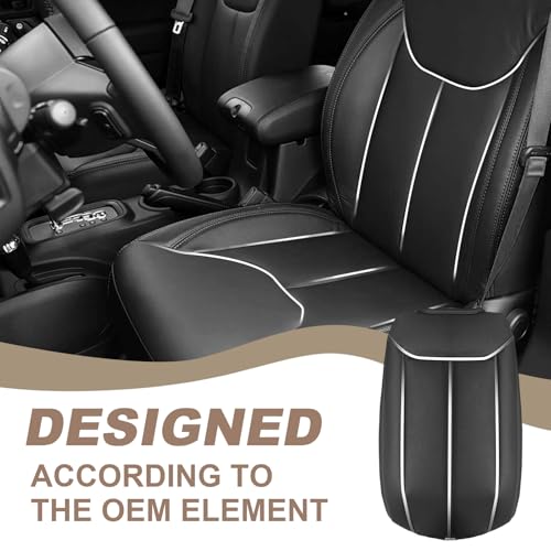 Armrest Cover for Jeep Wrangler JK JKU 2011 (15) 11-17 |Wrangler JK JKU| Black, Regular)