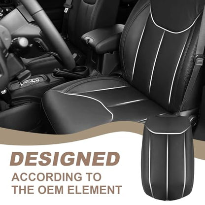 Armrest Cover for Jeep Wrangler JK JKU 2011 (15) 11-17 |Wrangler JK JKU| Black, Regular)