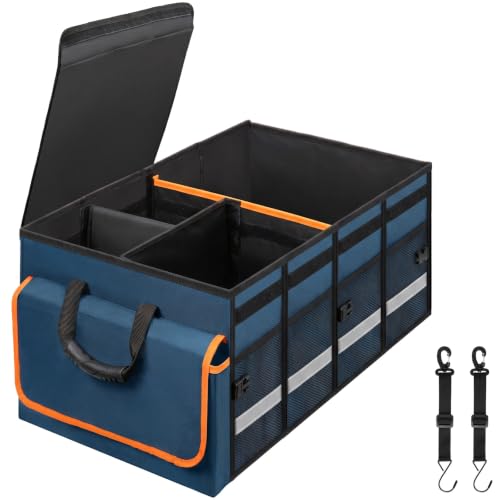 Car Trunk Organizer and Storage for Car (Blue / Medium)